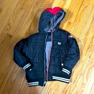 Warm coat boys, size 8